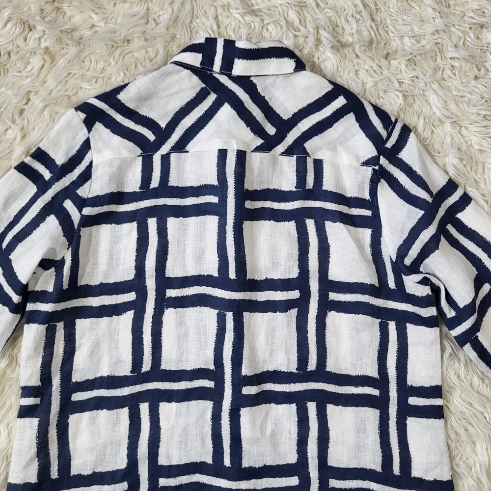BOHO CHIC Linen Blouse Size Small - Picture 13 of 16